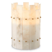 Alabaster Hurricane Candle Holder Ruby | Eichholtzmh.com