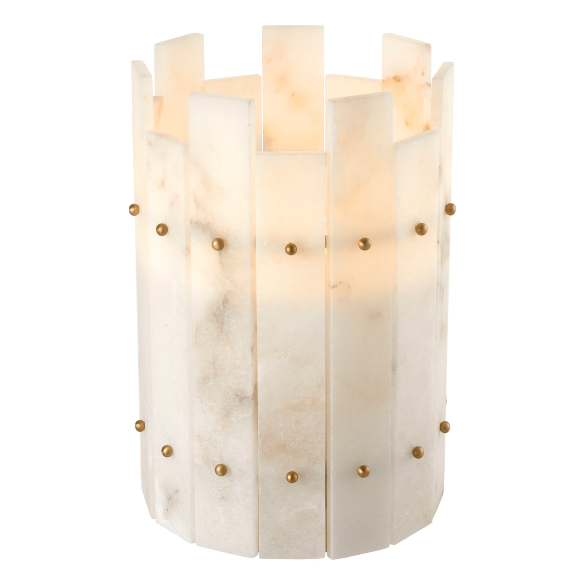 Alabaster Hurricane Candle Holder Ruby | Eichholtzmh.com