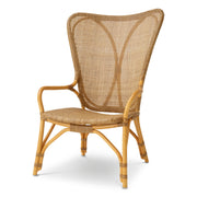 High-Back Rattan Lounge Chair Colony | Eichholtzmh.com