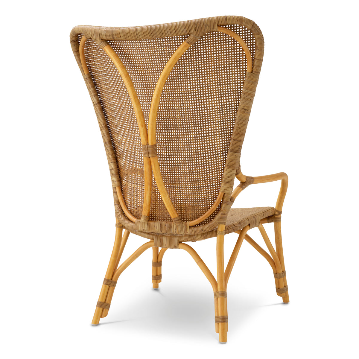 High-Back Rattan Lounge Chair Colony | Eichholtzmh.com