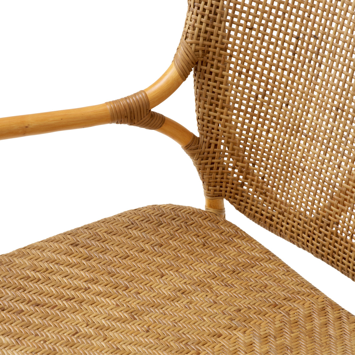 High-Back Rattan Lounge Chair Colony | Eichholtzmh.com