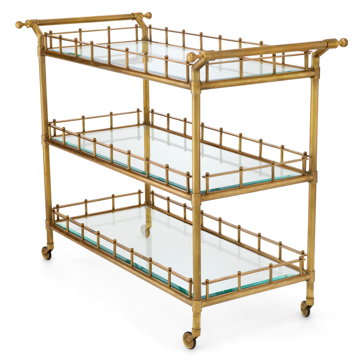 Vintage Brass Trolley Scarlett | Eichholtzmh.com