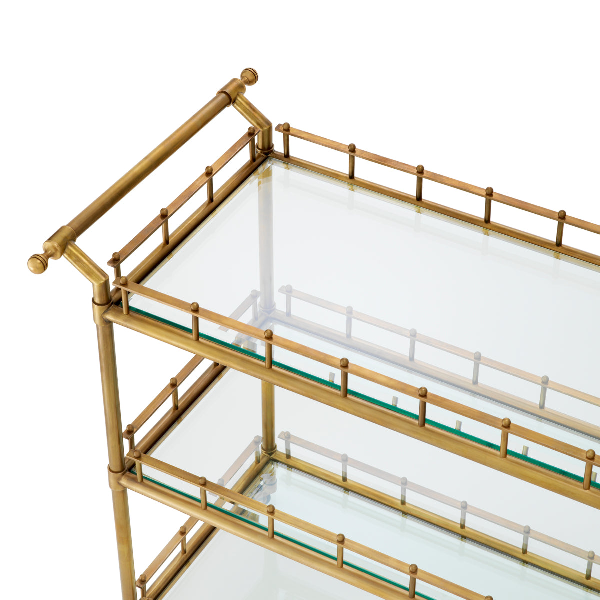 Vintage Brass Trolley Scarlett | Eichholtzmh.com