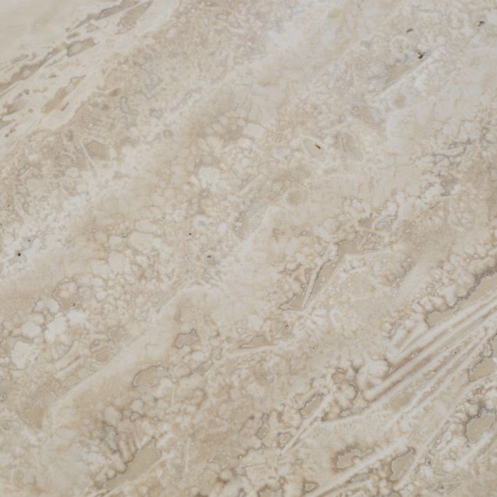 Dining Table Genova travertine brushed brass finish