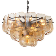 Thick Glass Metal Chandelier Gustave | Eichholtzmh.com