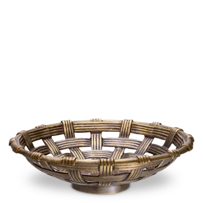 Bowl Arona vintage brass finish