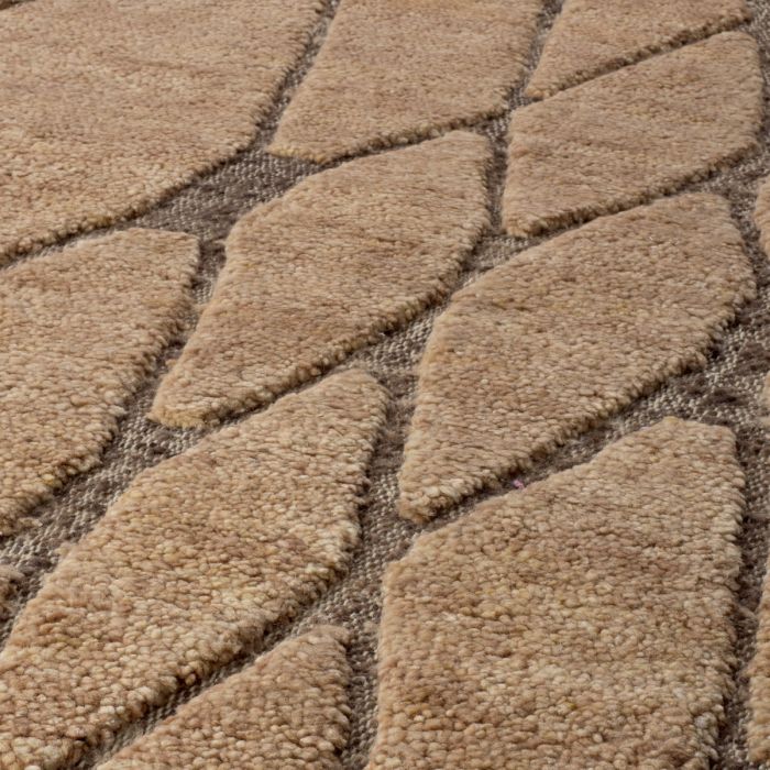 Rug Coralie brown beige 200 x 300 cm
