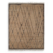 Brown Wool Carpet 10' x 13' Coralie