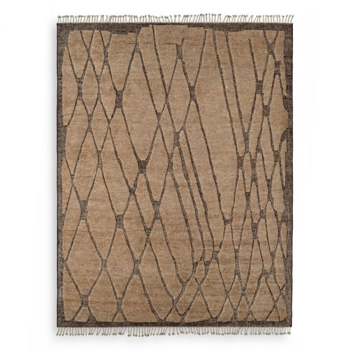 Rug Coralie brown beige 300 x 400 cm