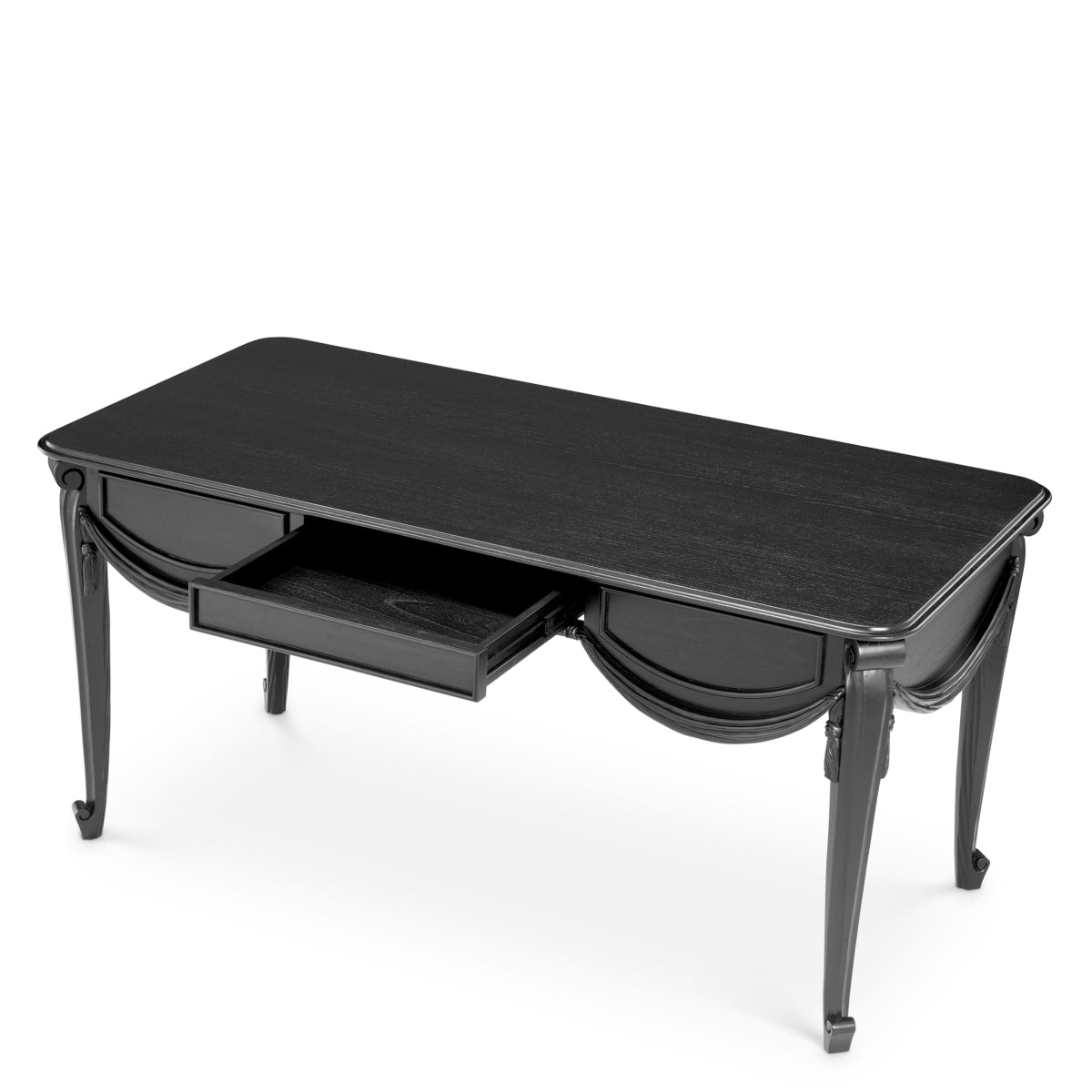 Wooden Black Desk Zafiro | Eichholtzmh.com