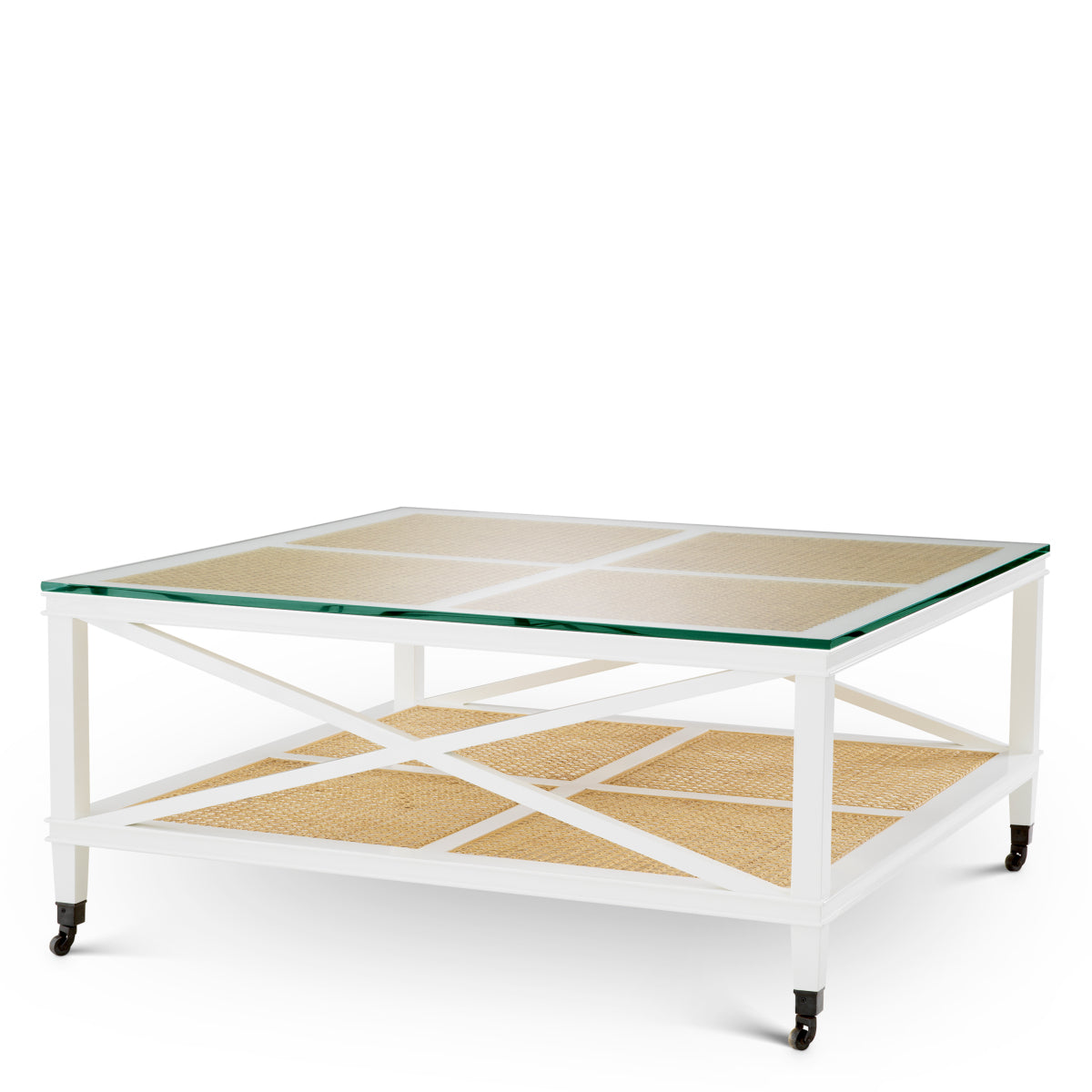 Natural Cane Coffee Table Bahamas | Eichholtzmh.com