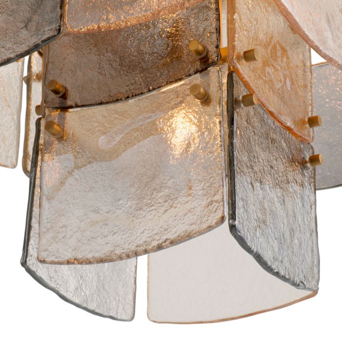 Chandelier Laurent antique brass finish