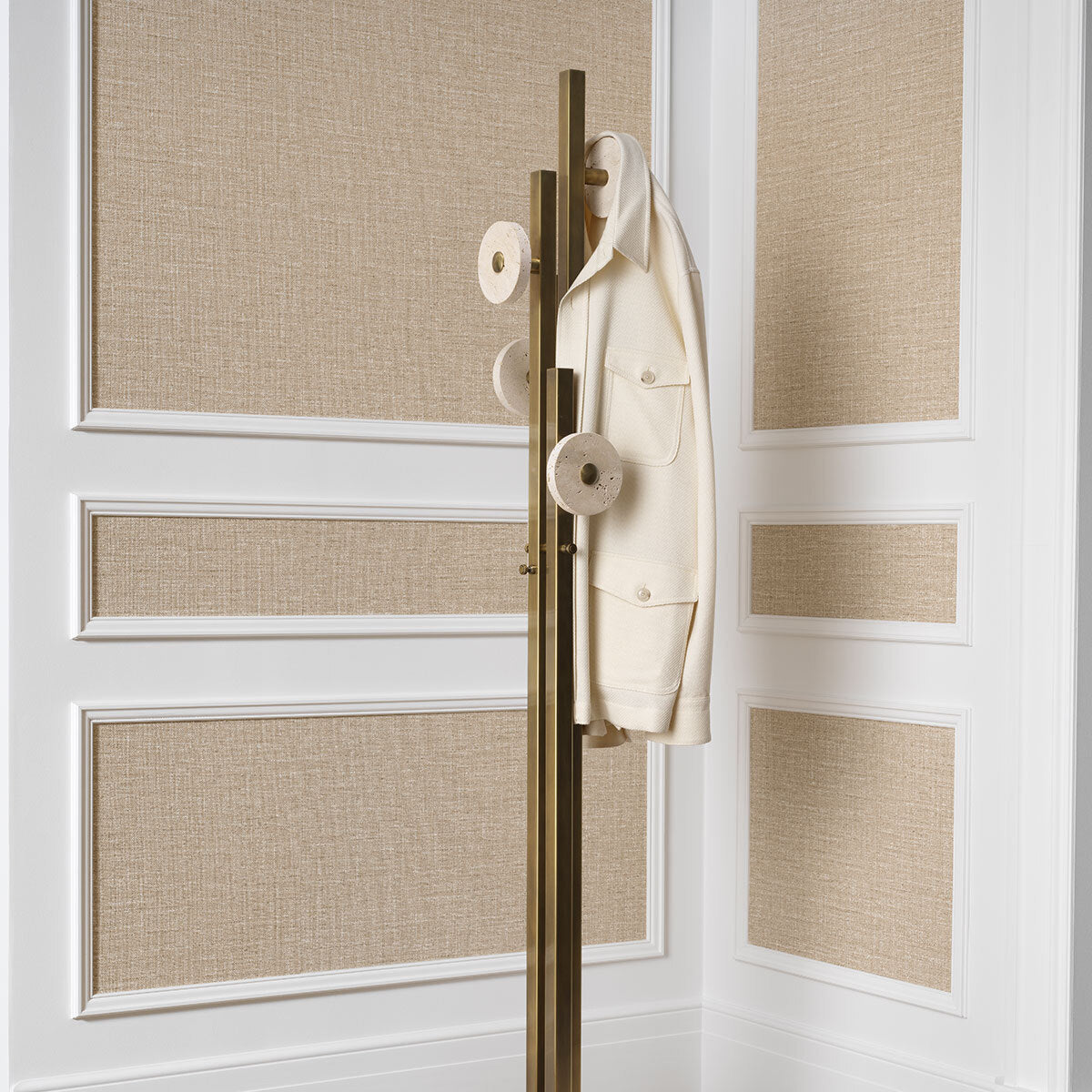 Travertine Base Coat Rack Amador | Eichholtzmh.com