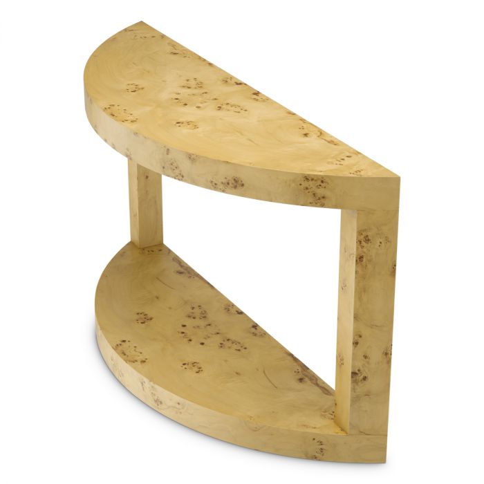 Console Table Raphael mappa burl veneer