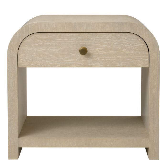 Nightstand Rhodes washed oak veneer