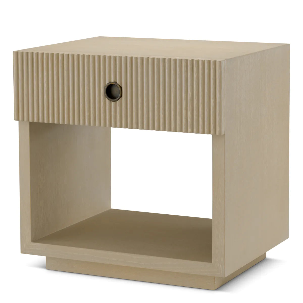 Ribbed Wood Nightstand Dimitrios | Eichholtzmh.com