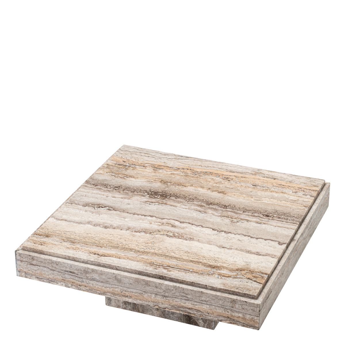 Square Travertine Coffee Table Sartoria | Eichholtzmh.com
