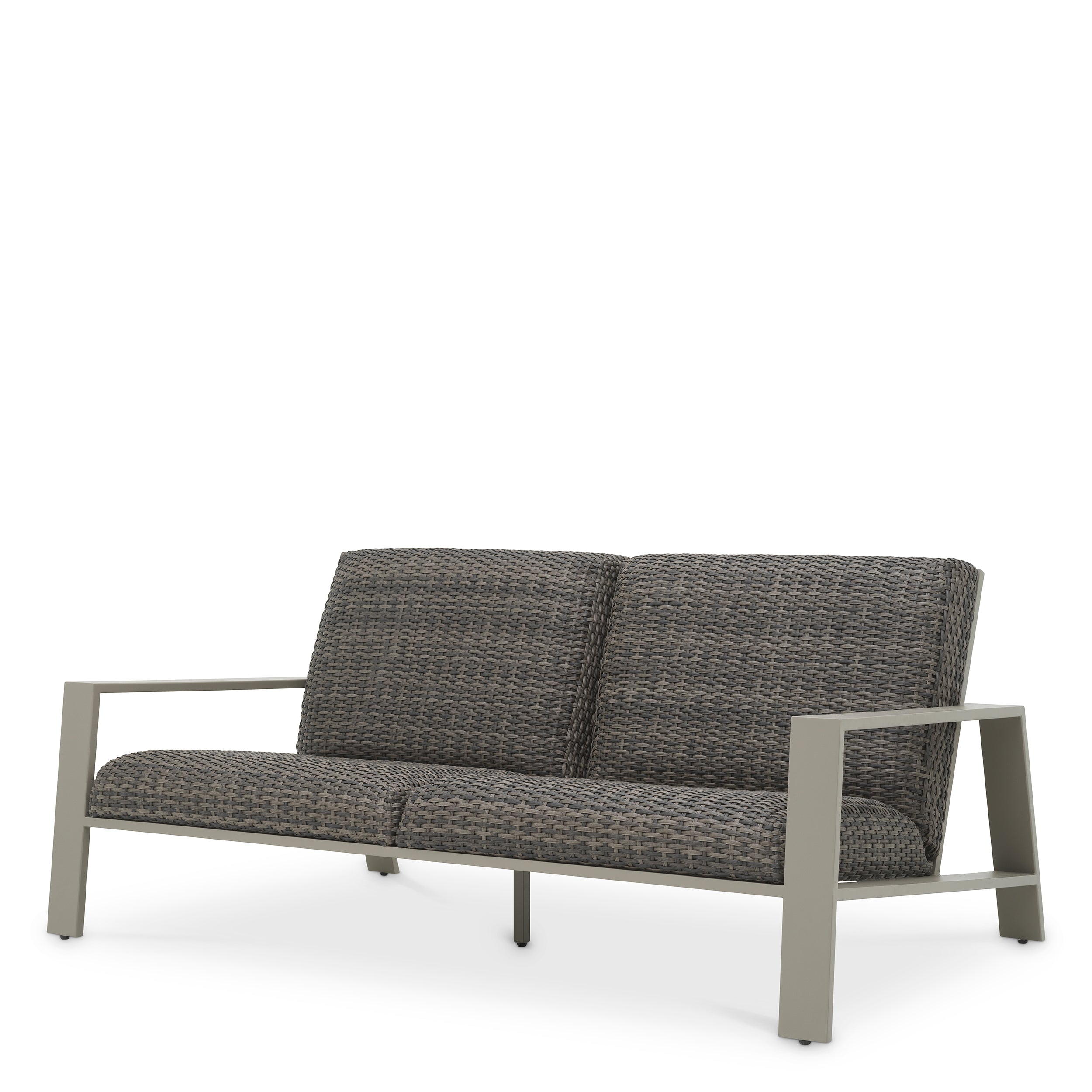 Gray Rattan Outdoor Sofa Belle Vue | Eichholtzmh.com