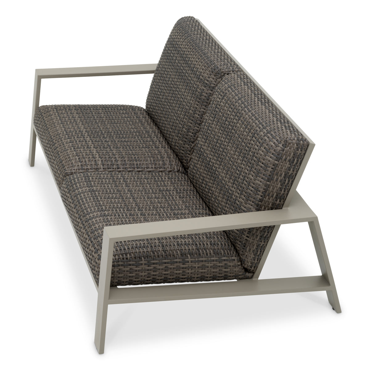 Gray Rattan Outdoor Sofa Belle Vue | Eichholtzmh.com