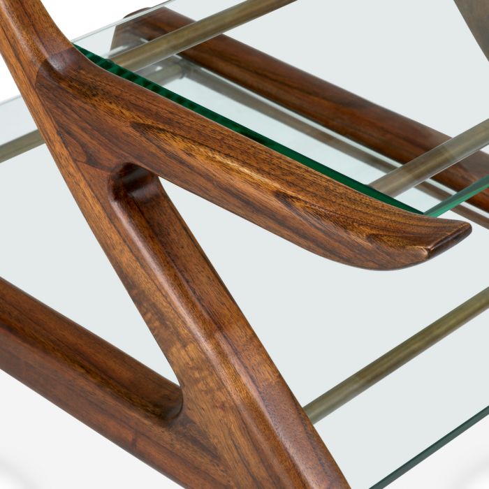 Trolley Manzo Double classic brown