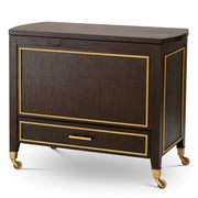 Brown Oak Trolley Galliano | Eichholtzmh.com