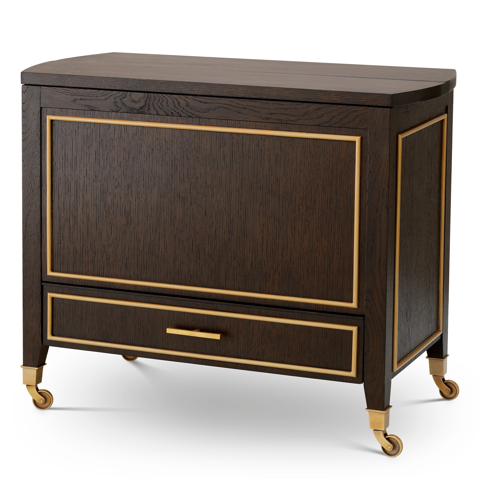 Brown Oak Trolley Galliano | Eichholtzmh.com