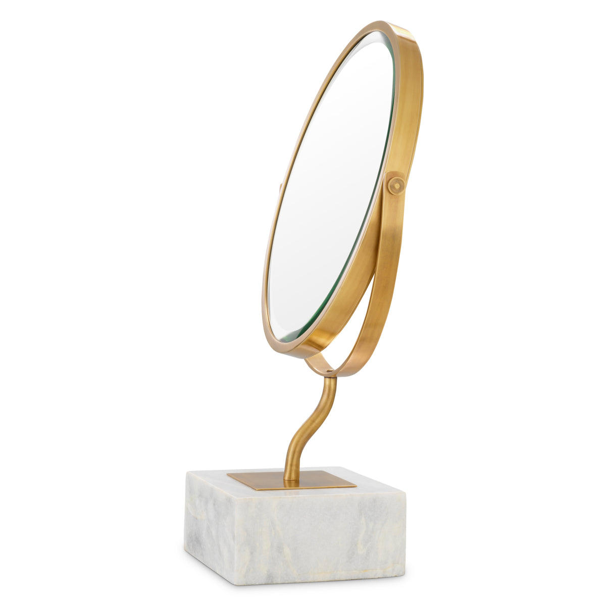 White Marble Table Mirror Jovanni | Eichholtzmh.com