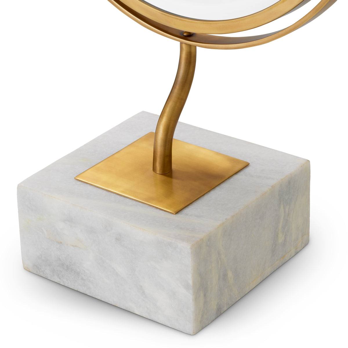 White Marble Table Mirror Jovanni | Eichholtzmh.com