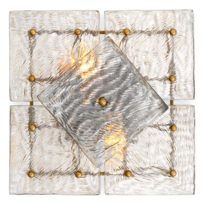 Wall Lamp Hestia vintage brass finish