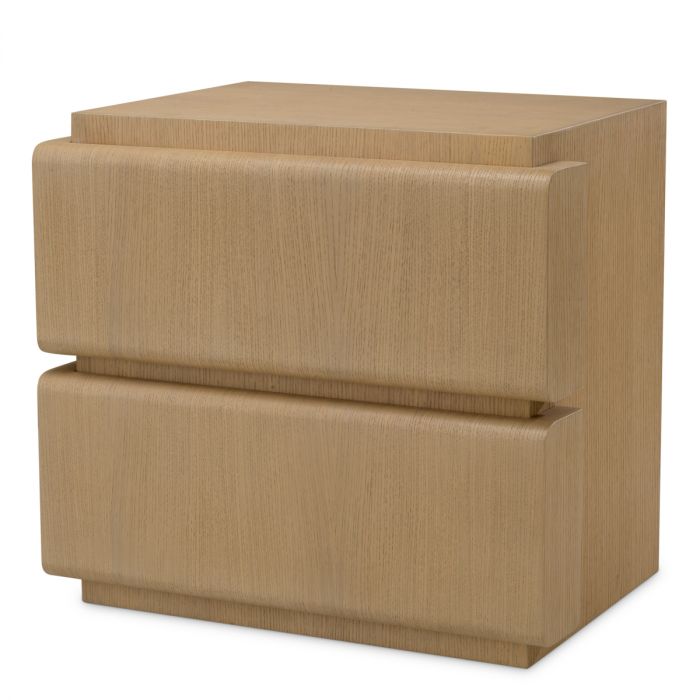 Nightstand Colston natural oak veneer