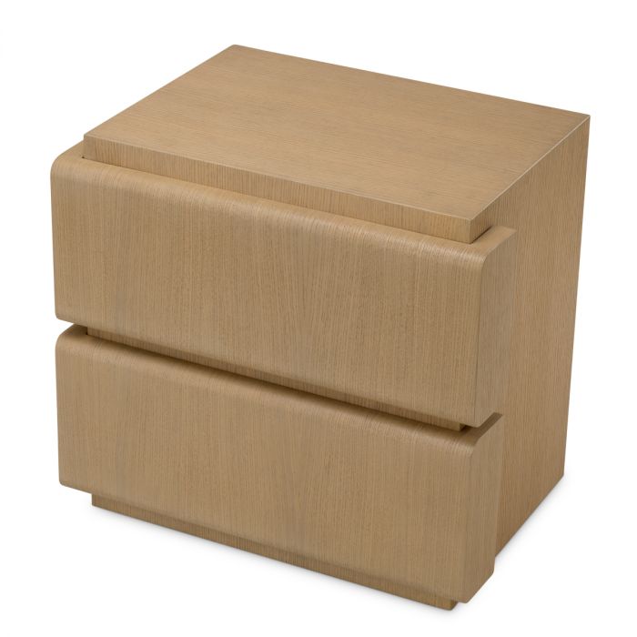 Nightstand Colston natural oak veneer