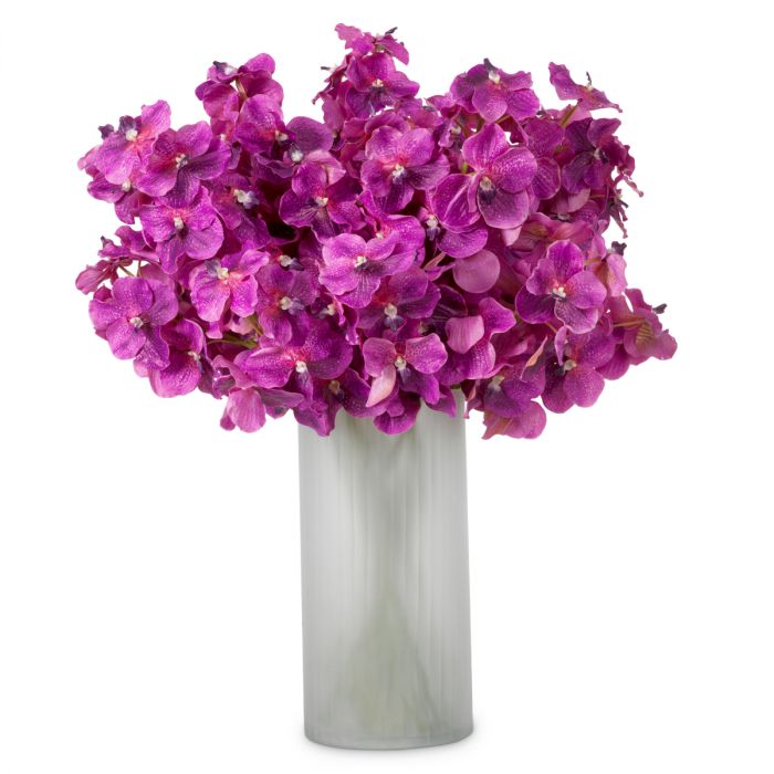 Bouquet of Vanda Orchids fuchsia real touch 24 pcs