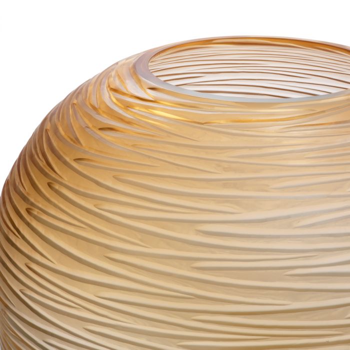 Vase Alessio S peach glass