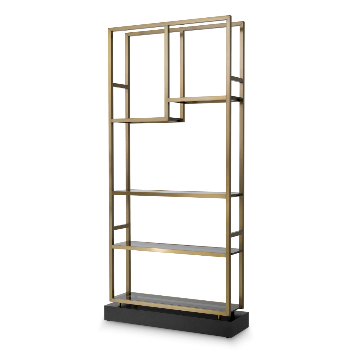 Brass Frame Glass Cabinet Corrado I