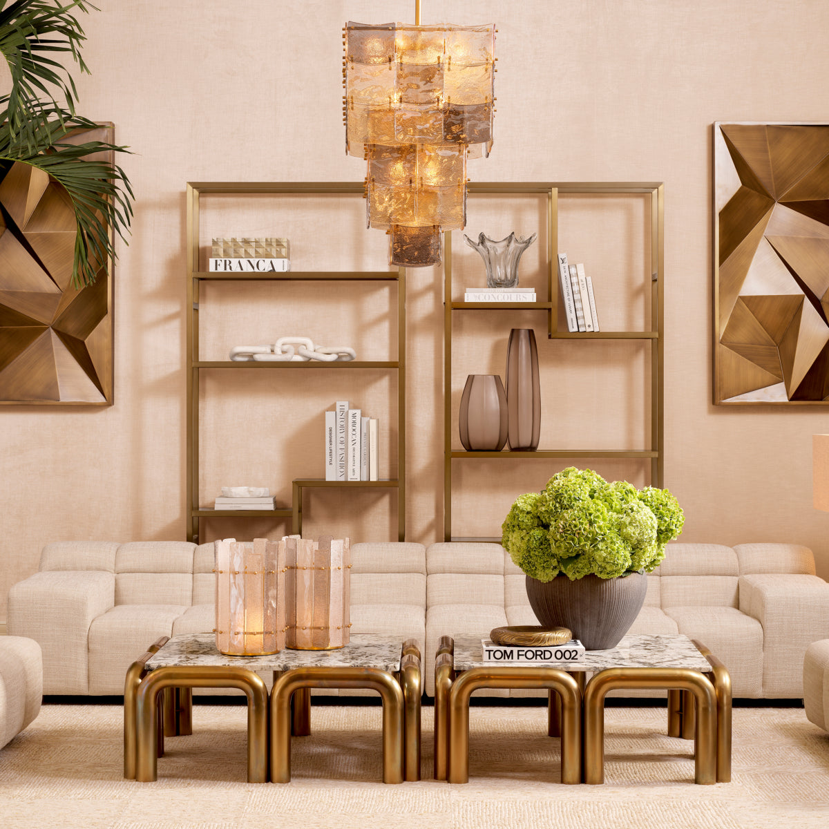 Brass Frame Glass Cabinet Corrado I | Eichholtzmh.com