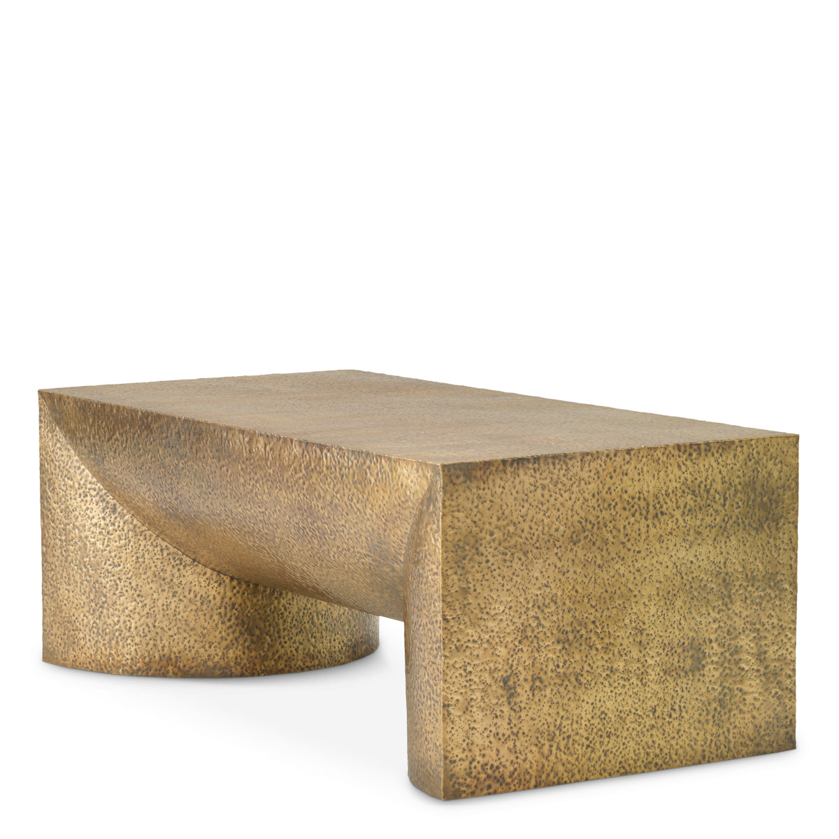 Gold Hammered Coffee Table Drayton | Eichholtzmh.com