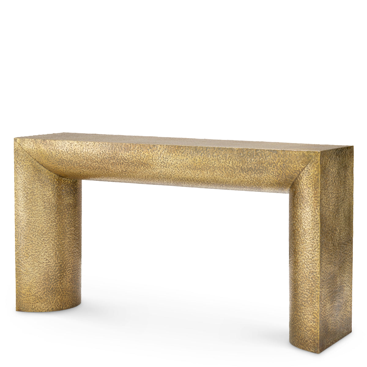 Gold Hammered Console Table Drayton | Eichholtzmh.com