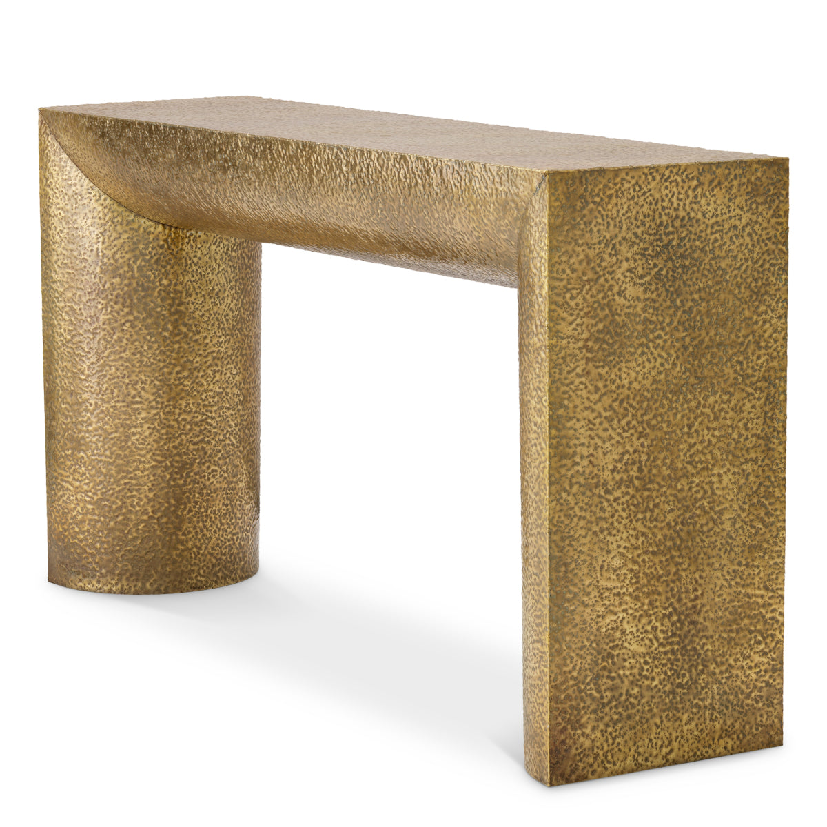 Gold Hammered Console Table Drayton | Eichholtzmh.com
