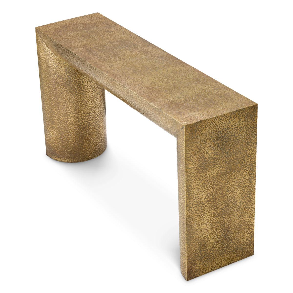 Gold Hammered Console Table Drayton | Eichholtzmh.com