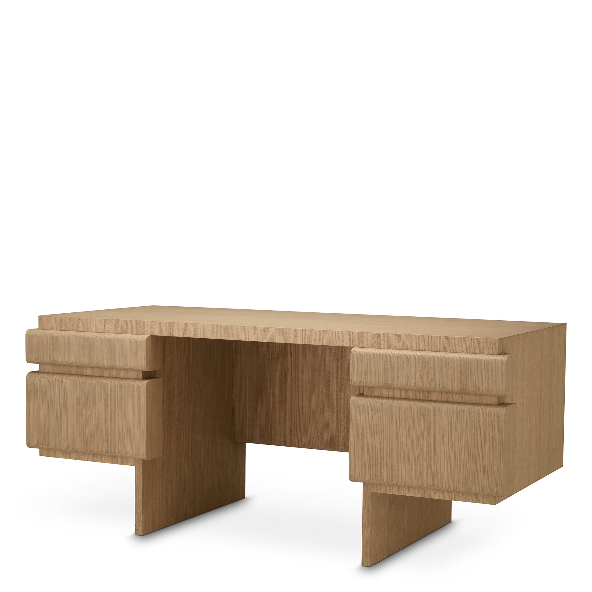 Natural Oak Veneer Desk Colston | Eichholtzmh.com