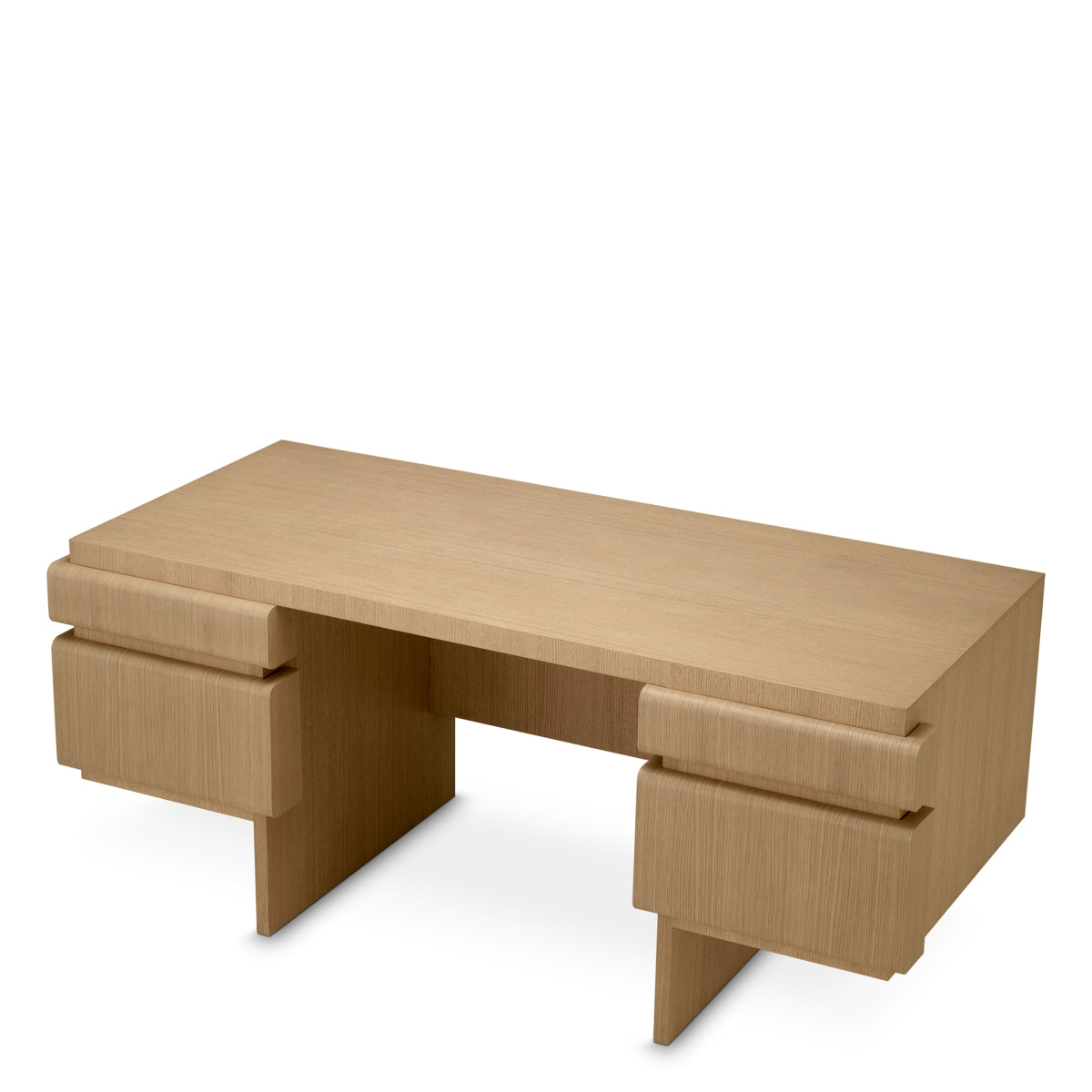 Natural Oak Veneer Desk Colston | Eichholtzmh.com