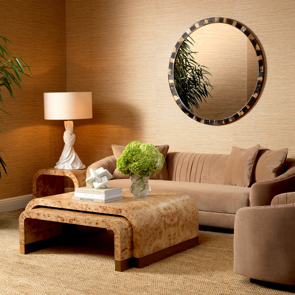 Mappa Burl Side Table Quinton | Eichholtzmh.com