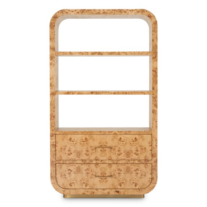 Cabinet Quinton light brown mappa burl veneer