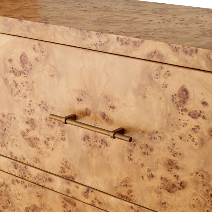 Cabinet Quinton light brown mappa burl veneer