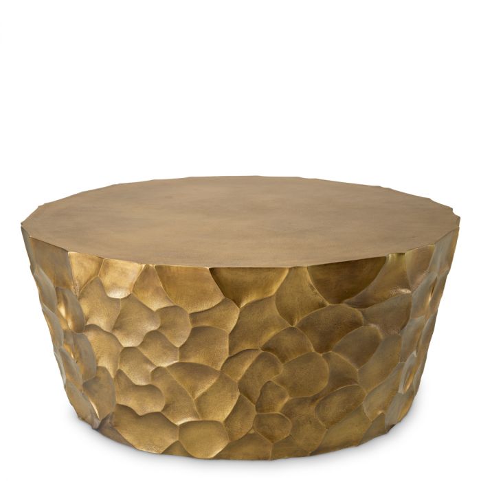 Coffee Table Fiorentino vintage brass finish