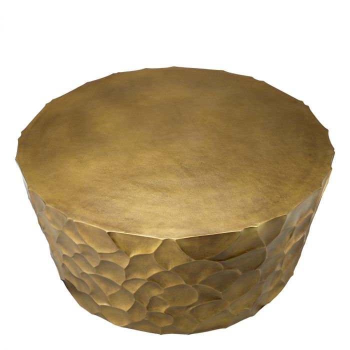 Coffee Table Fiorentino vintage brass finish