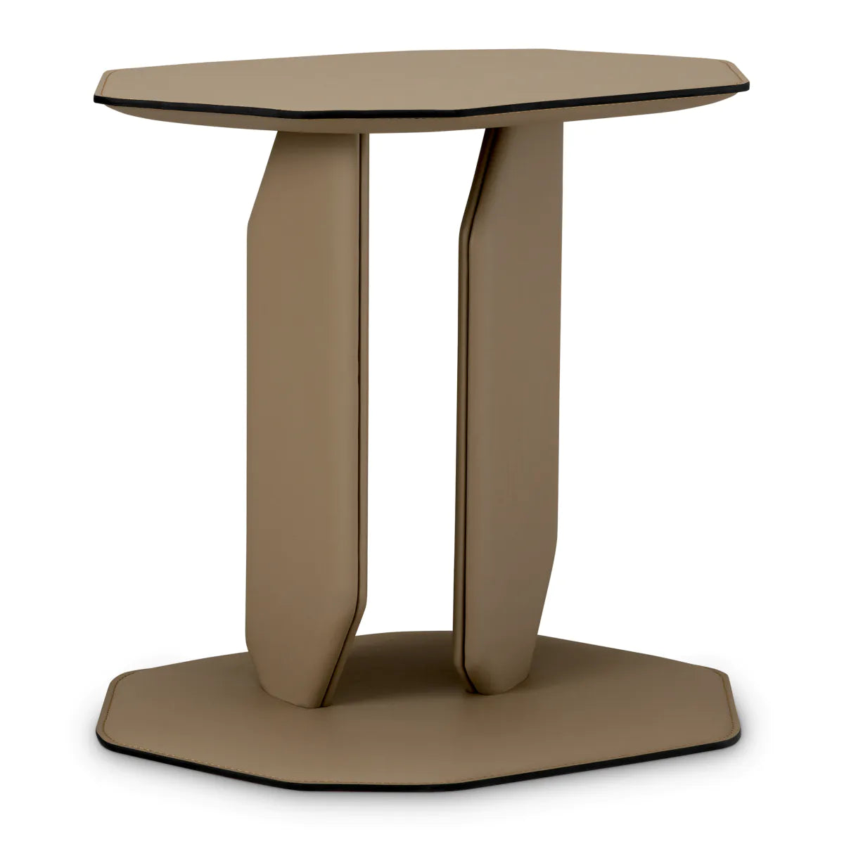 Leather Wrapped Side Table Maurizio | Eichholtzmh.com