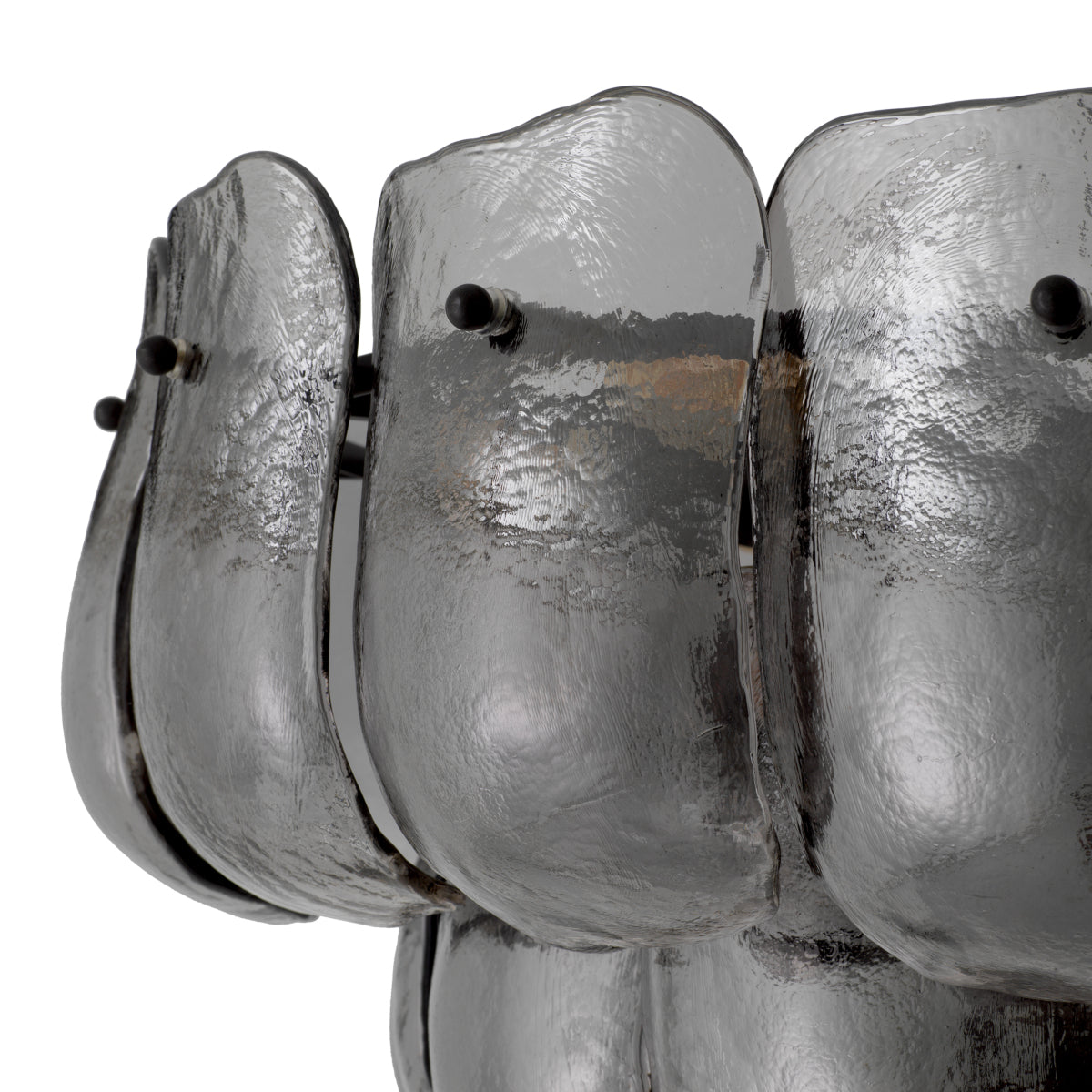 Thick Glass Metal Chandelier Gustave | Eichholtzmh.com