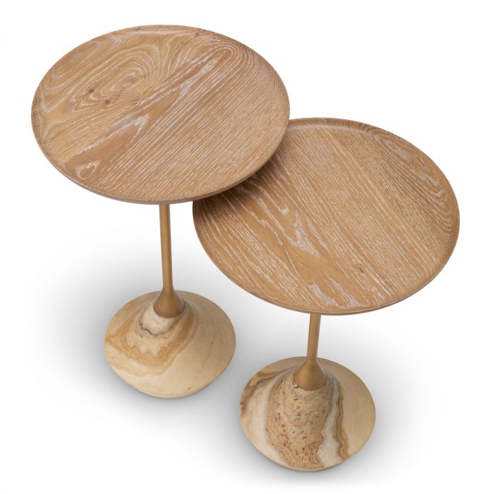 Side Table Puglia onyx set of 2