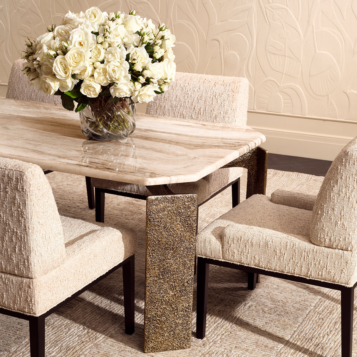 Marble Brass Dining Table Bodega | Eichholtzmh.com 